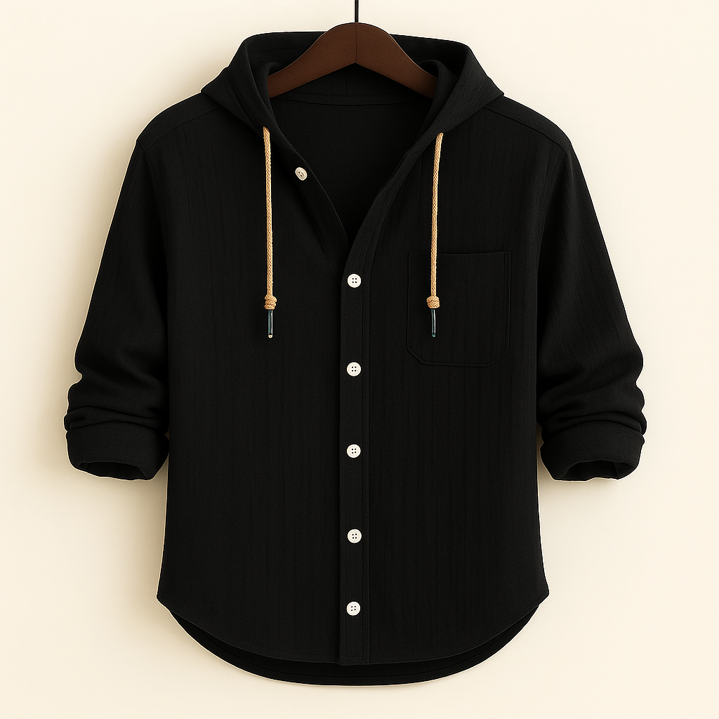 Sevanno | Luxury Soft-Cotton Hooded Shirt