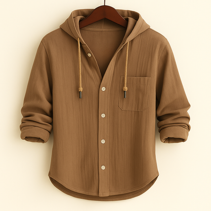 Sevanno | Luxury Soft-Cotton Hooded Shirt