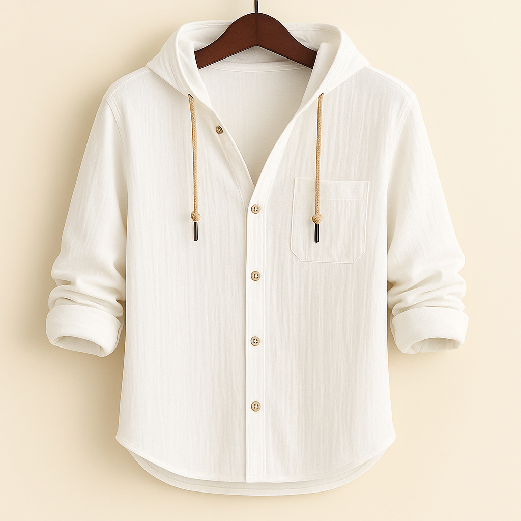 Sevanno | Luxury Soft-Cotton Hooded Shirt