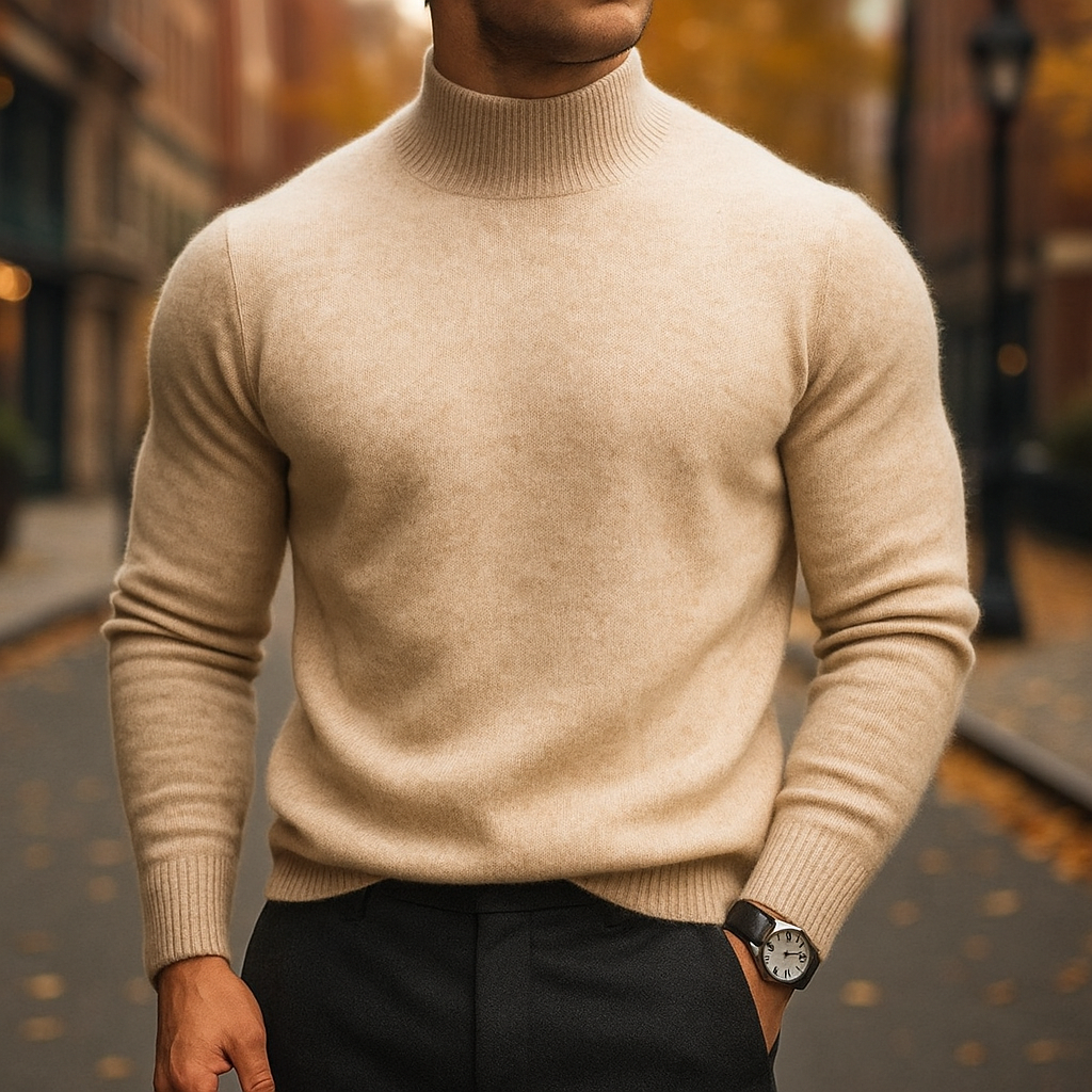 Sevanno | Men’s Wool Collar Sweater