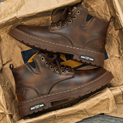 Sevanno | Bottes en cuir véritable