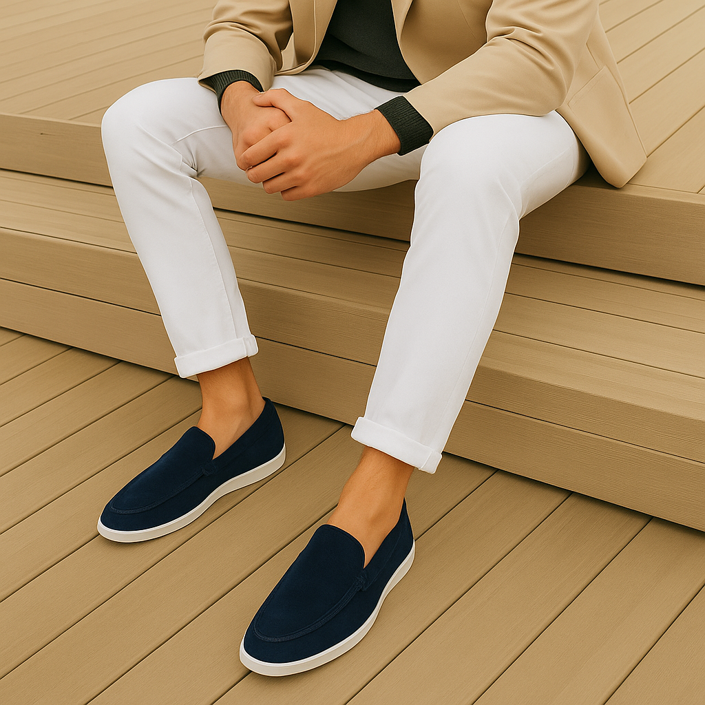Sevanno | Mocassins elegantes em camurça
