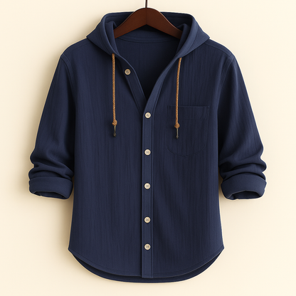 Sevanno | Luxury Soft-Cotton Hooded Shirt
