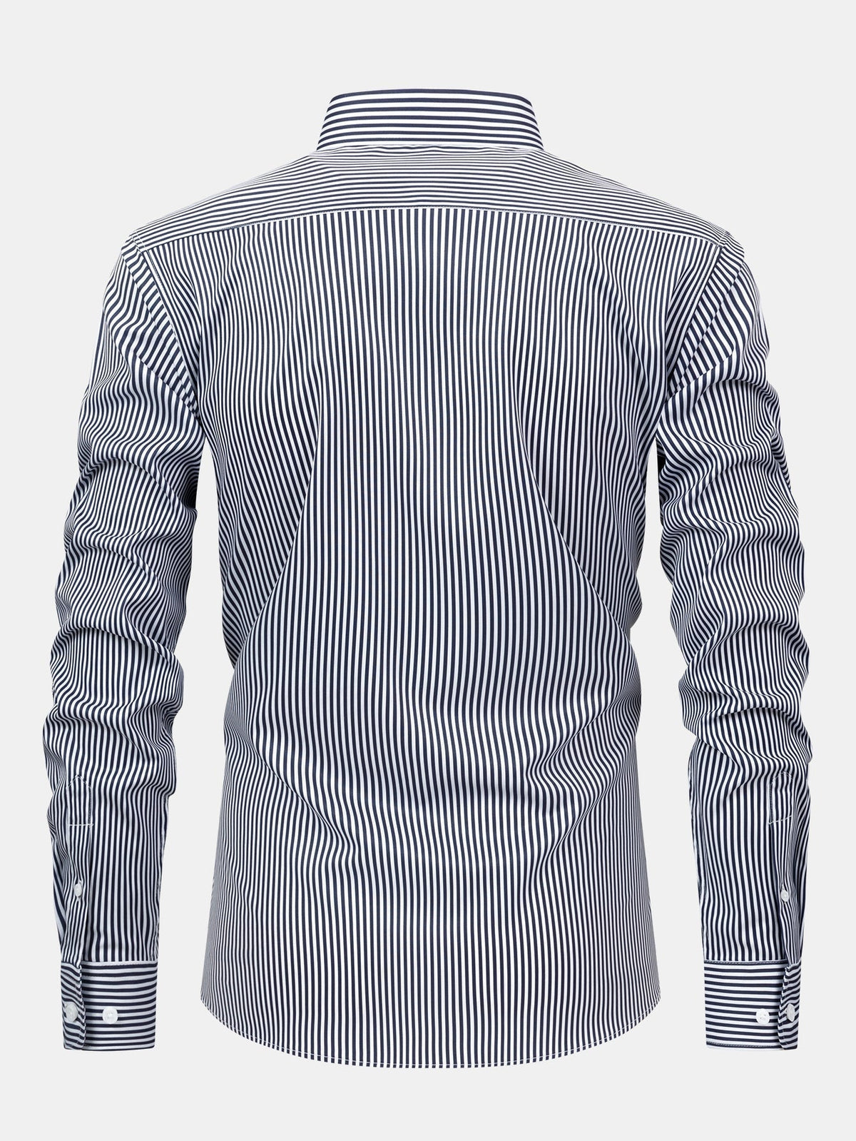 Sevanno | Striped Long-Sleeve Button-Up Shirt