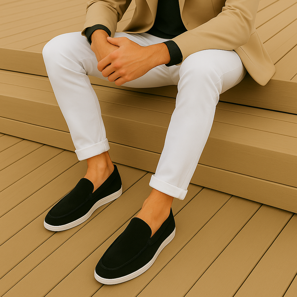 Sevanno | Mocassins elegantes em camurça
