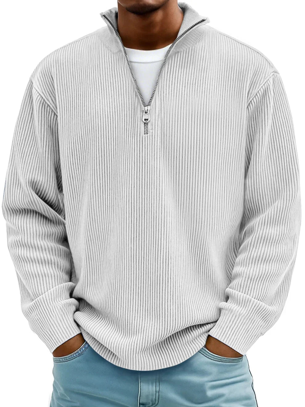 Sevanno | Trendy Men’s Half-Zip Sweater