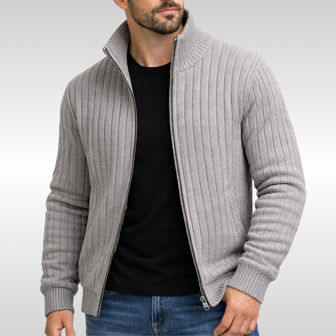 Sevanno | Classic Elegant Zip Cardigan