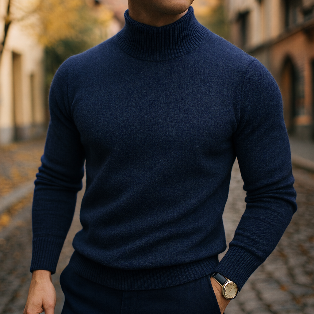 Sevanno | Men’s Wool Collar Sweater