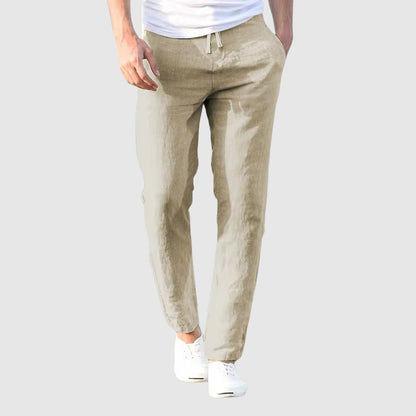 Beniamino | Lightweight Linen Trousers
