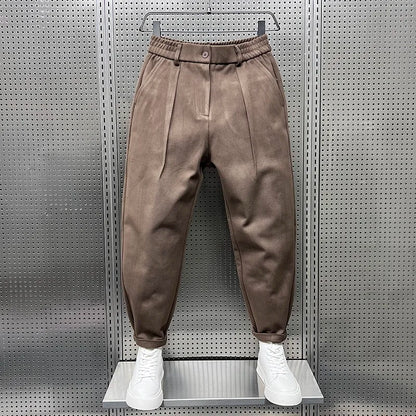 Sevanno | Pantaloni conici cu textură pentru bărbați