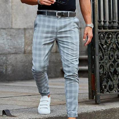 Sevanno | Pantaloni casual pentru bărbați, în carouri