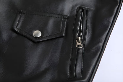 Sevanno | Chaqueta clásica de piel para hombre