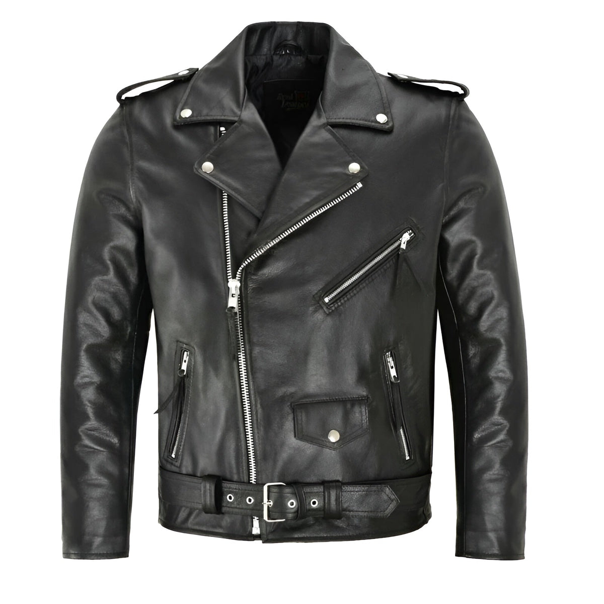Sevanno | Chaqueta clásica de piel para hombre