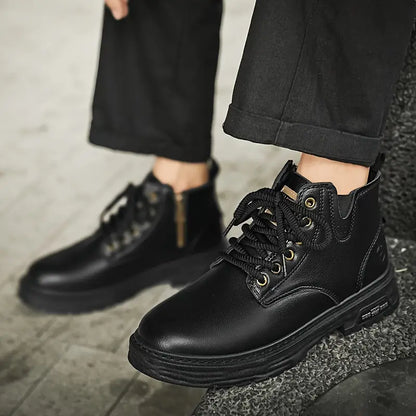 Sevanno | Bottes en cuir véritable