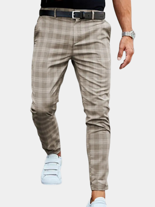 Sevanno | Pantaloni casual pentru bărbați, în carouri