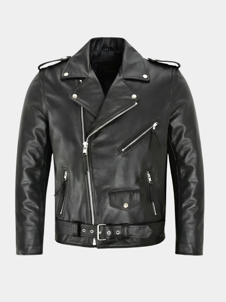 Sevanno | Chaqueta clásica de piel para hombre