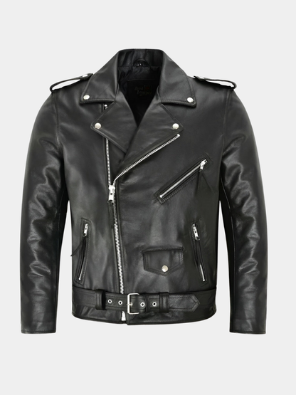 Sevanno | Chaqueta clásica de piel para hombre
