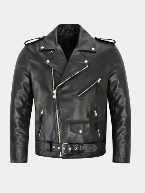Sevanno | Chaqueta clásica de piel para hombre