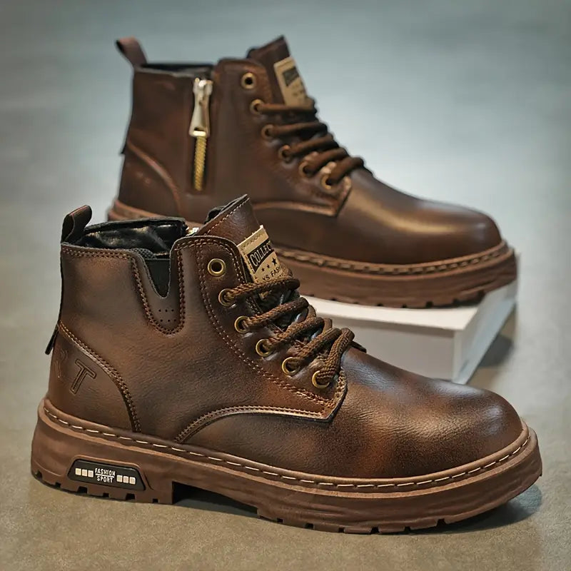 Sevanno | Bottes en cuir véritable