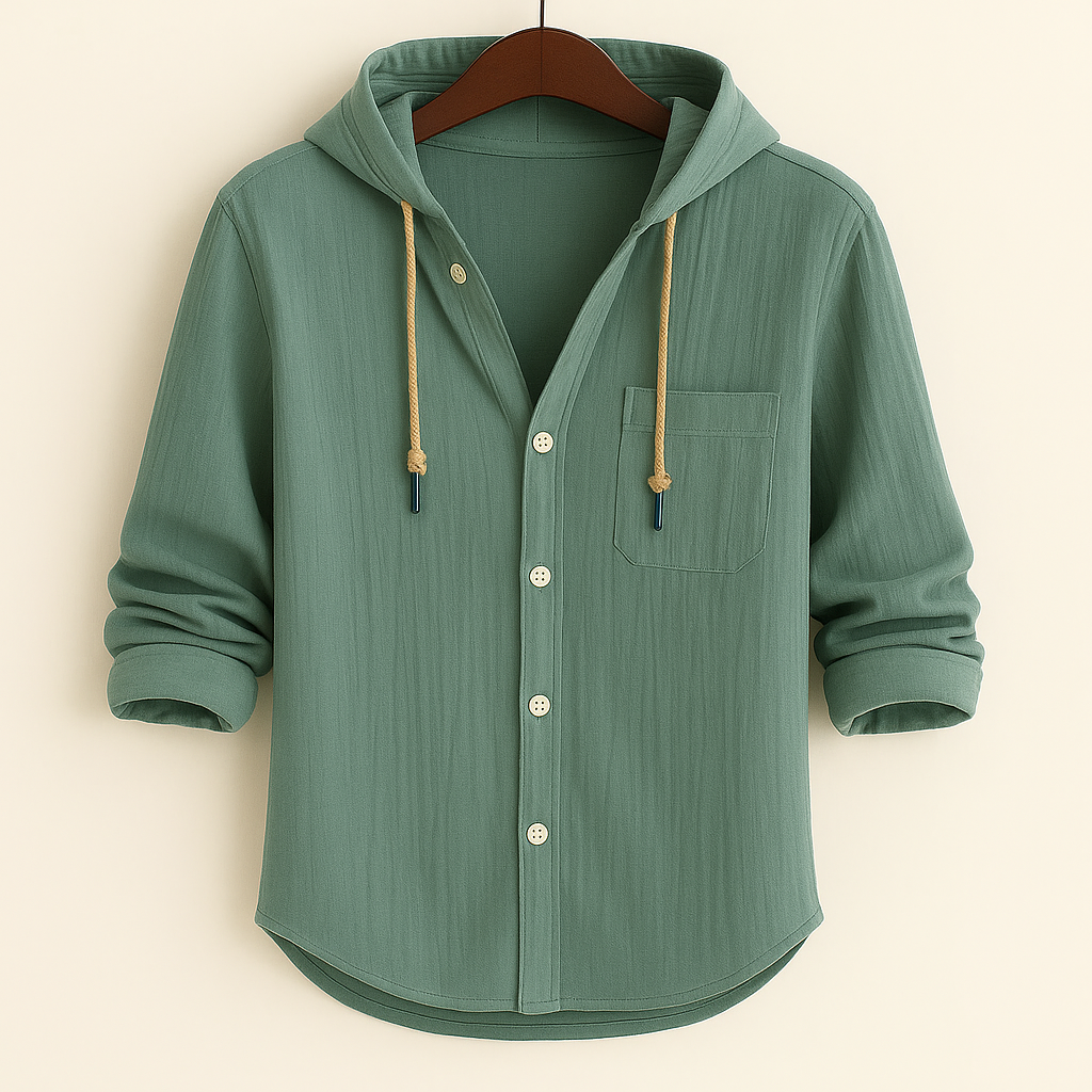 Sevanno | Luxury Soft-Cotton Hooded Shirt