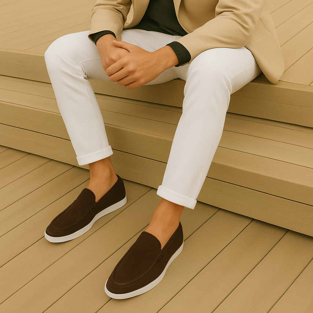 Sevanno | Mocassins elegantes em camurça