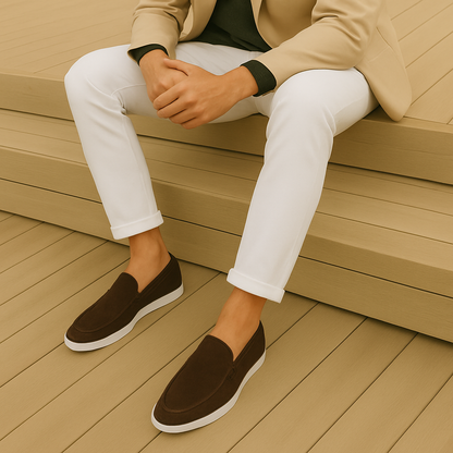 Sevanno | Mocassins elegantes em camurça