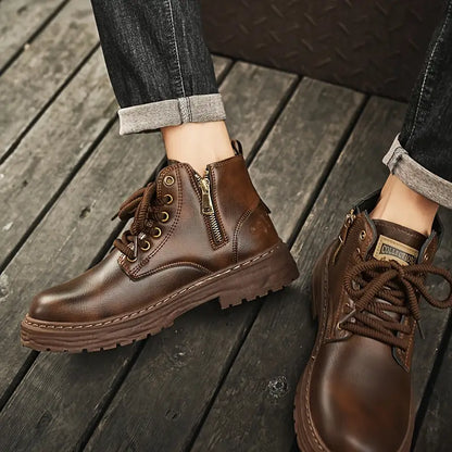 Sevanno | Bottes en cuir véritable